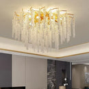 Axyaa Nordic Crystal LED Pendant Chandelier for Modern Dining Room & Home Decor