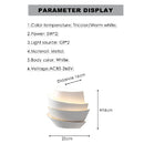 Axyaa 4-Layer White Metal Wall Lamp Modern Creative Light for Bedroom Living Room