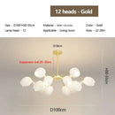 Axyaa Modern Orchid Chandeliers: Luxury LED Lighting Fixtures for Home Decor.