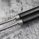 Axyaa Stainless Steel Sashimi Chopsticks Set for Japanese Sushi Dishes