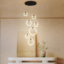 Axyaa Nordic Chandelier for Modern Art Circle Villa and Restaurant Kitchen