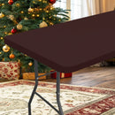 Axyaa Waterproof Elastic Fitted Tablecloth for Camping and Parties