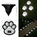 Axyaa Solar Dog Paw Stairs Light Outdoor Garden Decoration
