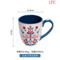 Axyaa Red Flower & Bird Ceramic Tableware Set