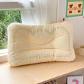 Axyaa Cotton-Bean Velvet Low Pillows for Parent & Child, Various Sizes