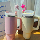 Axyaa Kawaii Star Silicone Straw Toppers for 30&40oz Stanley Cups