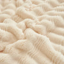 Axyaa Cozy Imitation Rabbit Plush Blanket: Soft, Fluffy, Warm, and Absorbent