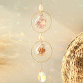 Axyaa Crystal Conch Sun Catcher Prism Garden Decoration Rainbow Light Catcher