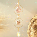 Axyaa Crystal Conch Sun Catcher Prism Garden Decoration Rainbow Light Catcher