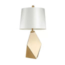 Axyaa Geometric Diamond Hardware Table Lamp