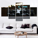 Formula 1 Car Canvas Wall Art Set by Axyaa - Home Decor Racing Poster Painting