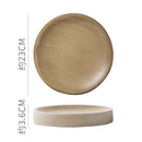 Axyaa Round Ceramic Plate Set for Stylish Dining Experience