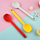 Axyaa Silicone Stirring Spoon: Heat Resistant Soup Spoon for Kitchen Baking