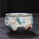 Axyaa Yamagata Ceramic Teacups Set - Handmade Retro Kung Fu Tea Accessories