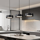 Axyaa LED Arc Pendant Light: Bright & Energy Efficient for Contemporary Dining Room