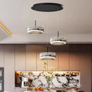 Axyaa LED Pendant Chandeliers for Living and Dining Room: Modern Indoor Hanging Light