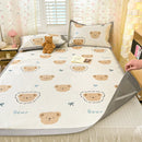 Axyaa Ice Silk Bed Mat Set: Cool & Breathable Sleeping Essentials
