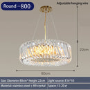 Large Crystal Axyaa LED Chandelier for Living Room & Bedroom Ceiling Lighting