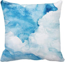 Axyaa Manga Anime Cute Expression Woman Face Pillow Cover 45x45cm Home Decor