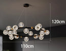 Axyaa Modern LED Pendant Chandeliers for Living Room Staircase Lighting