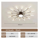 Axyaa Creative Fan LED Ceiling Lamp for Modern Living Room Decor