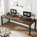 Axyaa 78.7" 2-Person Computer Workstation Desk