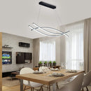 Axyaa LED Aluminum Chandelier for Kitchen Island Dining Table