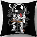 Axyaa Spacemen Rocket Pillowcase for Sofa Home Decor Kids Room