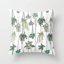 Axyaa Plant Pattern Pillowcase 45*45cm for Home Office Decor