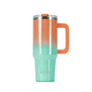 Axyaa 40oz Tumbler with Handle & Straw - Double Wall Vacuum Insulated Stainless Steel Cup