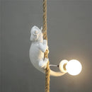 Axya Resin Lizard Pendant Light: Animal Chandelier for Living Room & Children's Room Decor