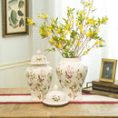 Axyaa Chinese Style Porcelain Vase Decoration, Jingdezhen Ceramic General Jar