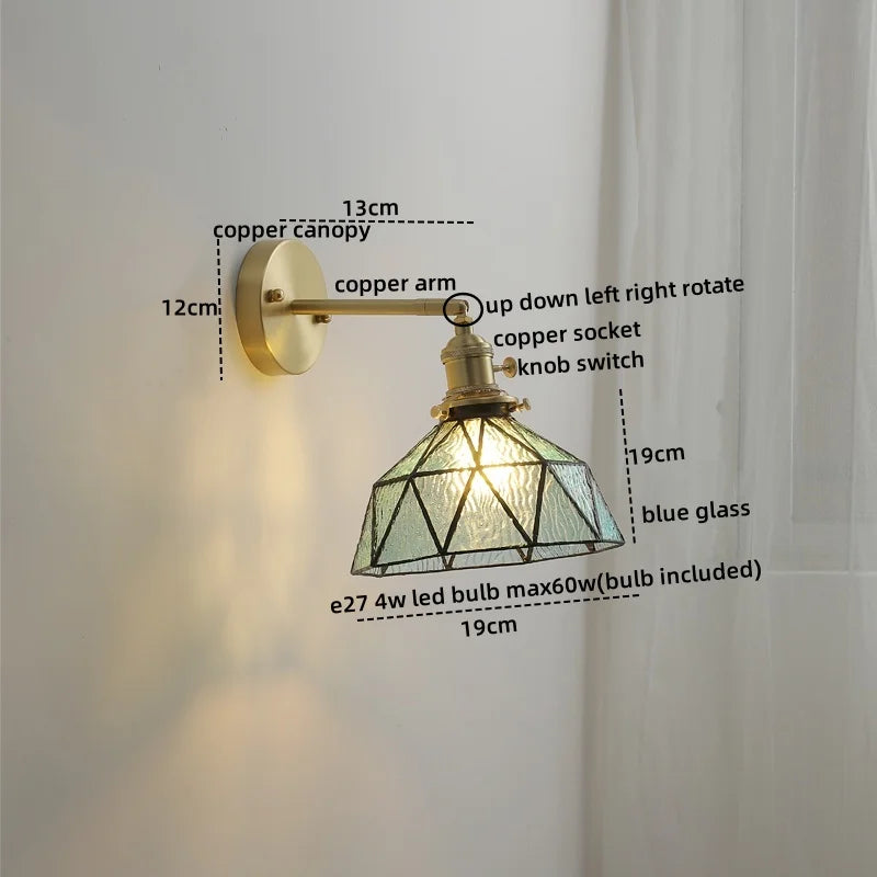 Nordic Modern LED Wall Light Axyaa Ceramic Bedside Lamp Pull Chain Switch