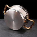 Axya Double Bottom Stainless Steel Soup Pot, Non-Stick Korean Hotpot