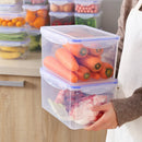 Axyaa Fresh-keeping Food Storage Box, Thick Refrigerator Container, Leak-proof Kitchen Grain Box