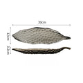 Axyaa Retro Glass Fruit Plate: Creative Hammer Pattern, Light Luxury Design