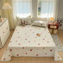 Axyaa Small Fresh Jet Cotton Sheet Single: Ideal for Student Dorms