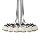 Axyaa Glass Ball Chandelier Interior Lighting Fixture