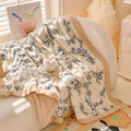 Axyaa Double-Sided Milk Wool Blanket: Class A Thickened Sofa & Office Nap Blanket