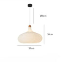 Axyaa Wabi Sabi Pendant Light - Japan Style Rice Paper Lantern for Dining Room