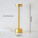Axyaa LED Table Lamp: Rechargeable Touch Three-tone Lighting for Home and Decor