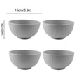 Axyaa Wheat Straw Tableware Set - Unbreakable Eco-Friendly Dinnerware & Cutlery