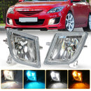 Axyaa LED Fog Lamps Halogen DRL for Mazda 6 Atenza 2008-2012 Bumper Lights