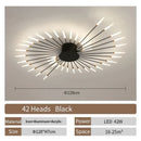 Axyaa Fan-shaped LED Ceiling Lamp Indoor Lighting Modern Nordic Creative Fixture