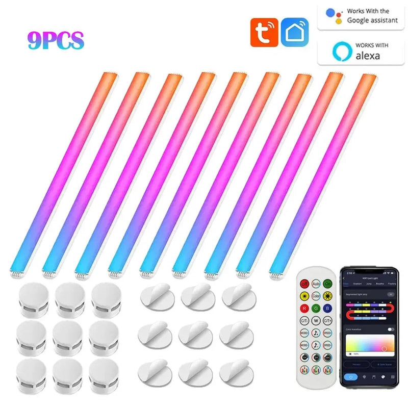 Axyaa Smart RGB LED Wall Light for Atmosphere, Music, Party, Bedroom, Game Room