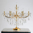 Axyaa Crystal Floor Lamp: Modern Luxury LED Fixture for Bedroom, Living Room & Villa Art
