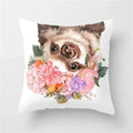 Axyaa Cartoon Animal Pillowcase 45x45cm Home Sofa Car Decor