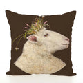 Squirrel Bird Bear Fox Animal Printed Cotton Linen Pillowcase by Axyaa
