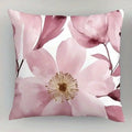 Axyaa Pink Flower Pattern Decorative Pillowcase for Bedroom and Living Room