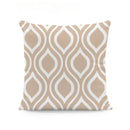 Axyaa Beige Geometric Lace Cushion Cover 45X45cm for Living Room Decor